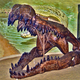 Illustration for article titled Meet Deinosuchus, the Terrible Crocodile that even Tyrannosaurs feared